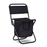 SIT & DRINK sulankstoma 600D kėdė-šaltkrepšis – sulankstoma 600D kėdė-šaltkrepšis, poliesteris