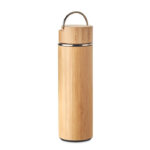 TAMPERE dvigubų sienelių gertuvė 400 ml – dvigubų sienelių gertuvė 400 ml, bambukas