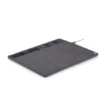 SUPERPAD RPET pelės kilimėlis su įkrovikliu 15 W – RPET pelės kilimėlis su įkrovikliu 15 W, RPET poliesteris