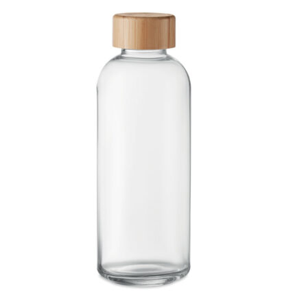FRISIAN stiklinė gertuvė 650 ml bambukinis lid – stiklinė gertuvė 650 ml bambukinis lid, stiklas