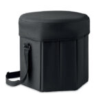 SEAT & DRINK sulankstoma termo taburetė-staliukas – sulankstoma termo taburetė-staliukas, poliesteris