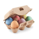 TAMAGO 6 chalk eggs iš box – 6 chalk eggs iš box, popierius