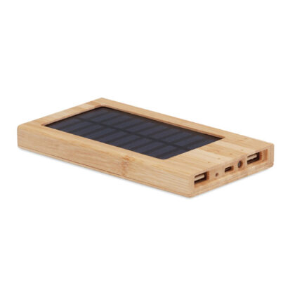 ARENA SOLAR Solar Powerbank 4000 mAh 5 W – Solar Powerbank 4000 mAh 5 W, bambukas