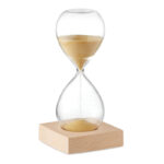 DESERT 5 minute sand hourglass – 5 minute sand hourglass, kelių medžiagų derinys