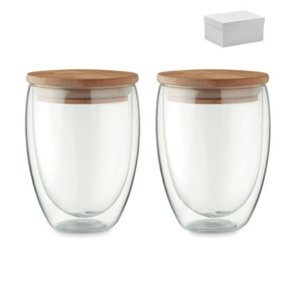 TIRANA SET rinkinys of 2 glasses 350 ml iš box – rinkinys of 2 glasses 350 ml iš box, stiklas