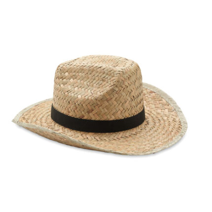 TEXAS Natural straw cowboy hat – Natural straw cowboy hat, šiaudų pluoštas
