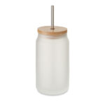 Jarblim sublimation mason jar 400 ml – sublimation mason jar 400 ml iš stiklo.