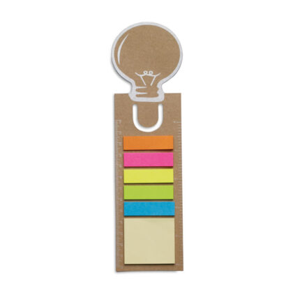 Idea skirtukas su lipnių lapelių rinkiniu – skirtukas su lipnių lapelių rinkiniu iš popieriaus.
