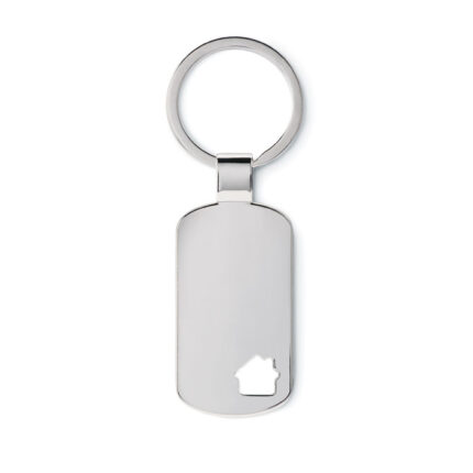 House Key raktų pakabukas su namelio detale – raktų pakabukas su namelio detale iš metalo.