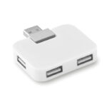 Square 4 jungčių USB šakotuvas – papildomas produkto vaizdas.