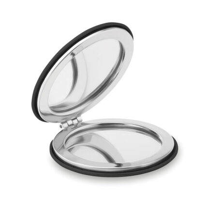 Glow Round apvalus PU veidrodėlis – apvalus PU veidrodėlis iš PU medžiagos.