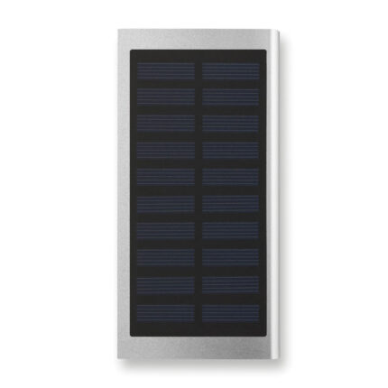 Solar Powerflat 8 000 mAh saulės energija įkraunama išorinė baterija – papildomas produkto vaizdas.