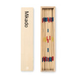Mini Mikado mikado žaidimo rinkinys – mikado žaidimo rinkinys iš medienos.