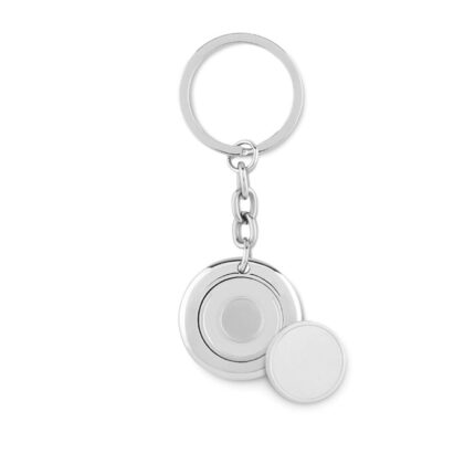 FLAT RING raktų pakabukas su vežimėlio žetonu – metalas