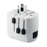 PRO Light USB universalus kelioninis elektros adapteris su USB – polikarbonatas