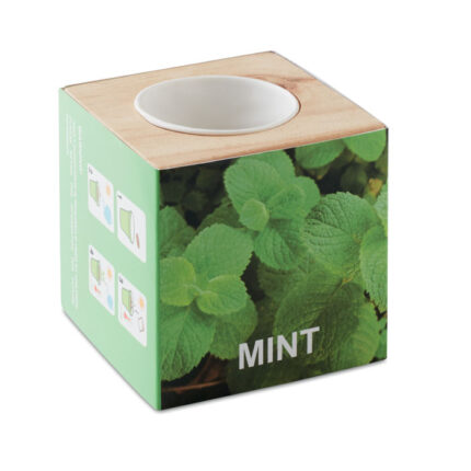 Menta reklaminis gaminys – mediena
