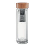 Batumi Glass dvigubų sienelių stiklinė gertuvė – stiklas, 400 ml